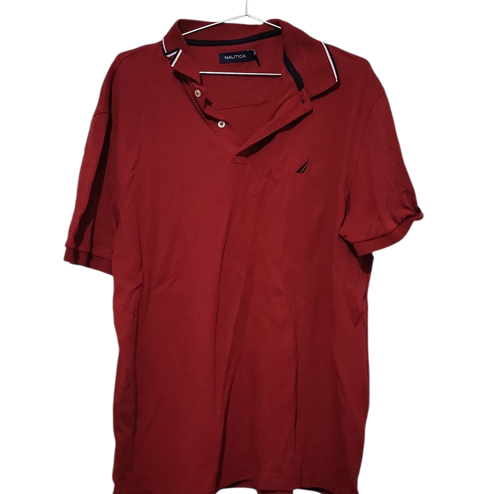 Nautica Men's Polo in Classic Red
